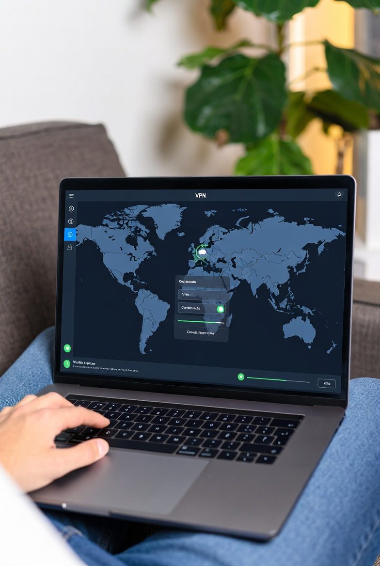 VPN security digital background